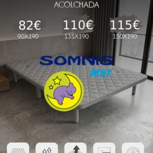 Base Tapizada y Acolchada HADA OFERTA