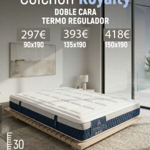 Colchón muelles ensacados + viscoeslástica ROYALTY OFERTA